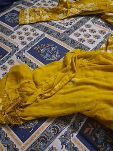 Yellow Floral Print Kurta set