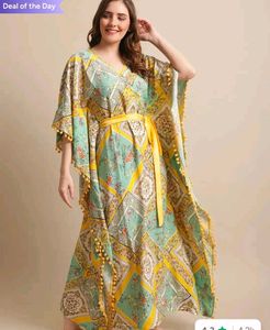 Beautiful Printed Kaftan Dress