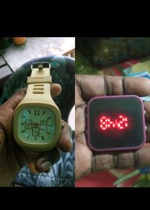 Analog & Digital Watch Set
