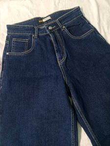 Dark blue wide leg denim ( Brand new )
