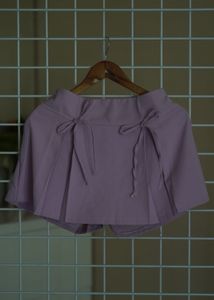 Brown Skort with Ties