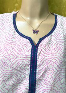 Pink Ethnic Printed Kurta