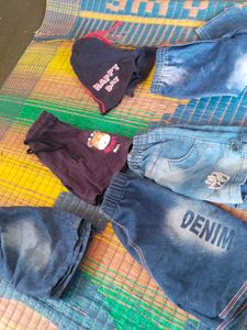 5-16 month Kids Denim Shorts & Pants Bundle