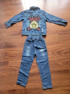 Denim Jacket &amp; Jeans Set