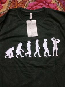 Dark Green Basic T-Shirt