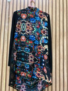 Chic Printed Drape tunic