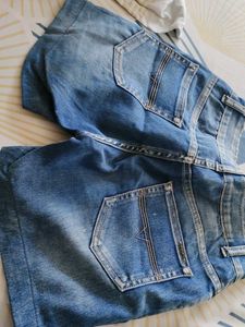 Blue Denim Shorts