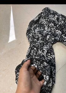 Chic Floral Ruched Mini Dress