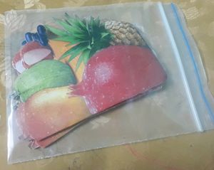 Stationary item's Fruits school project 4 set