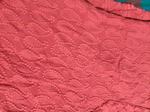 Pink heavy Work kurti