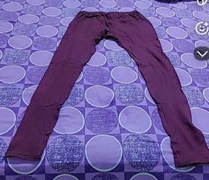 Parrat Green and Purple Leggings