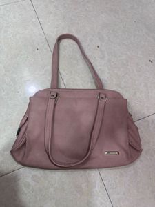 Chic Dusty Rose Shoulder Bag