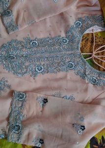 light peach coloure suit
