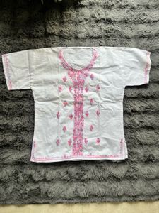 Chikankari Embroidered Cotton Kurta