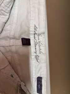 Stylish White Denim Shorts