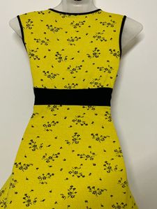 Pintresty Yellow Floral Mini Dress