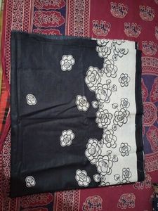 Black Printed duppta