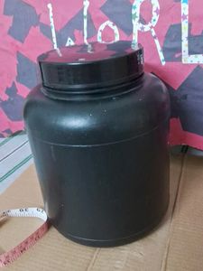 Black Supplement Container