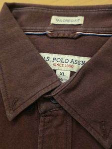 US Polo Assn Burgundy Shirt