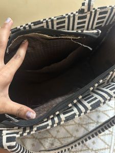 Chic Striped Tote Bag