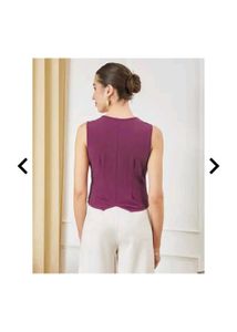 y2k waistcoat top