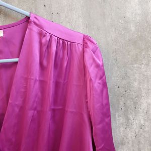 Satin Wrap Bodysuit