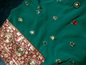 Embroidered Saree