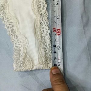 ⚛️ Lace Trim Thong Panty