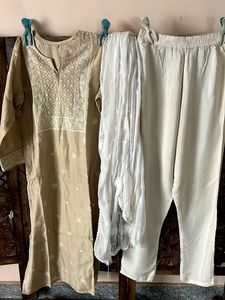 boutique Embroidered Kurta Set with Dupatta