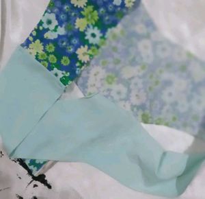Floral Print Thong Panty