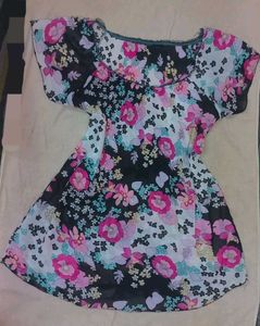 Merida Floral Top🩵🩷🤍