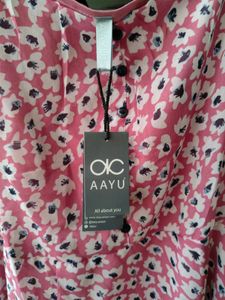 Chic Pink Floral Print Dress