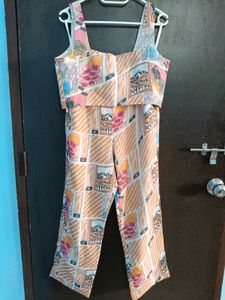 Patterned Co-ord Set Top &amp; Pants