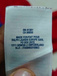 Red Polo Ralph Lauren Long Sleeve Shirt