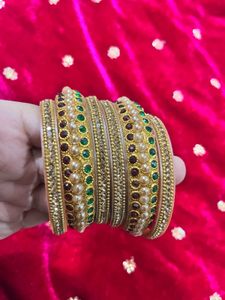 Elegant stone bangles