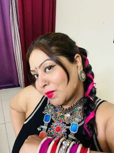 Afghan Silver Tone Necklace