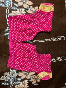 rose colour fully light weight saree with blouse