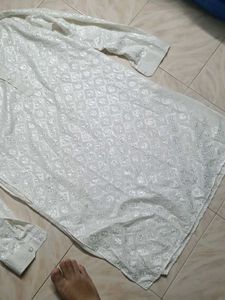 Elegant White Kurta