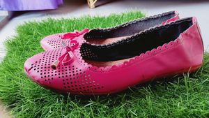 Flat sandals |Ballet Flats with Bow |chic pink |