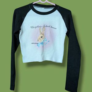 Cute Rabbit Princess Long Sleeve Top