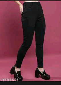 Stylish High-Waisted Jeans combo blue and bl