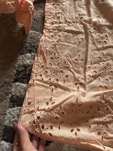 DNMX Embroidered Peachy Pink Top