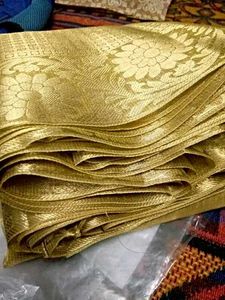 Elegant golden tissue Silk Saree