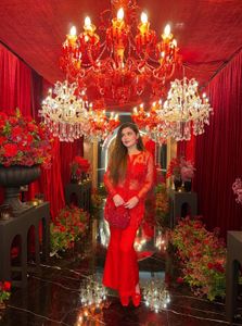 Elegant Red Ethnic Kurta Set
