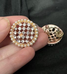 Pearl &amp; Rhinestone Earrings