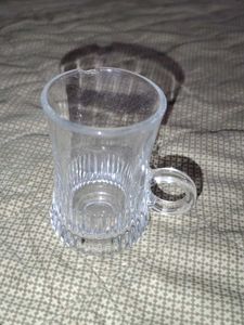 Clear Glass Mug with Handle