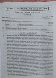 [FREE DELIVERY] English Class 10th