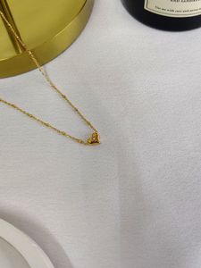 Gold Heart Pendant Anti tarnish Necklace