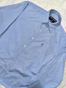 Ralph Lauren Polo Sport Men's Blue Button-Down Shi