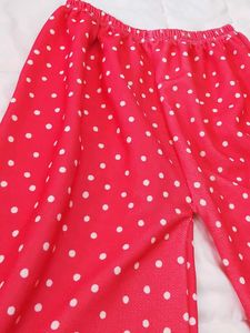Red Polka Dot Palazzo Pants